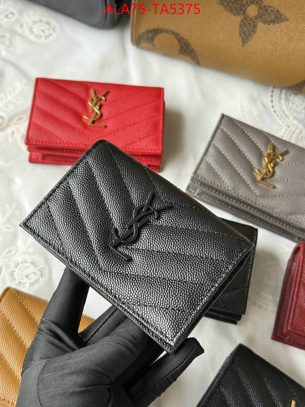 YSL Bags(TOP)-Wallet- replicas buy special ID: TA5375 $: 75USD,