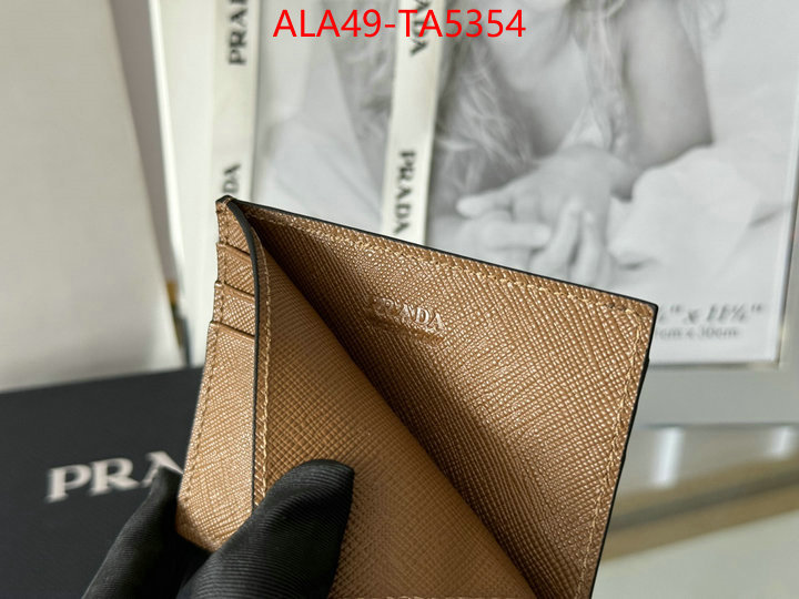 Prada Bags(TOP)-Wallet where to buy the best replica ID: TA5354 $: 49USD,