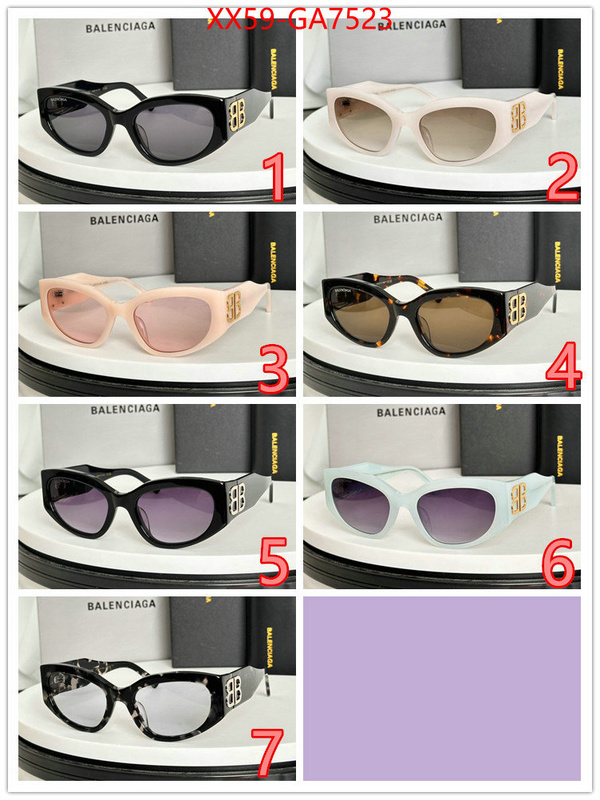 Glasses-Balenciaga fashion ID: GA7523 $: 59USD