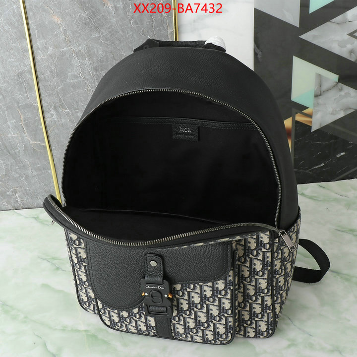 Dior Bags(TOP)-Backpack- online store ID: BA7432 $: 209USD,