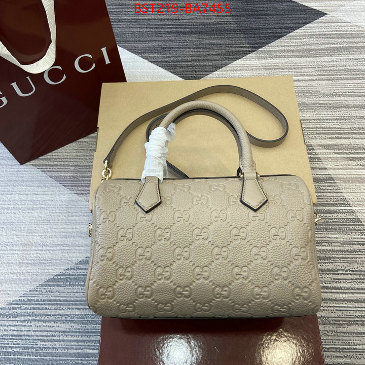 Gucci Bags(TOP)-Handbag- high quality replica ID: BA7455 $: 219USD,