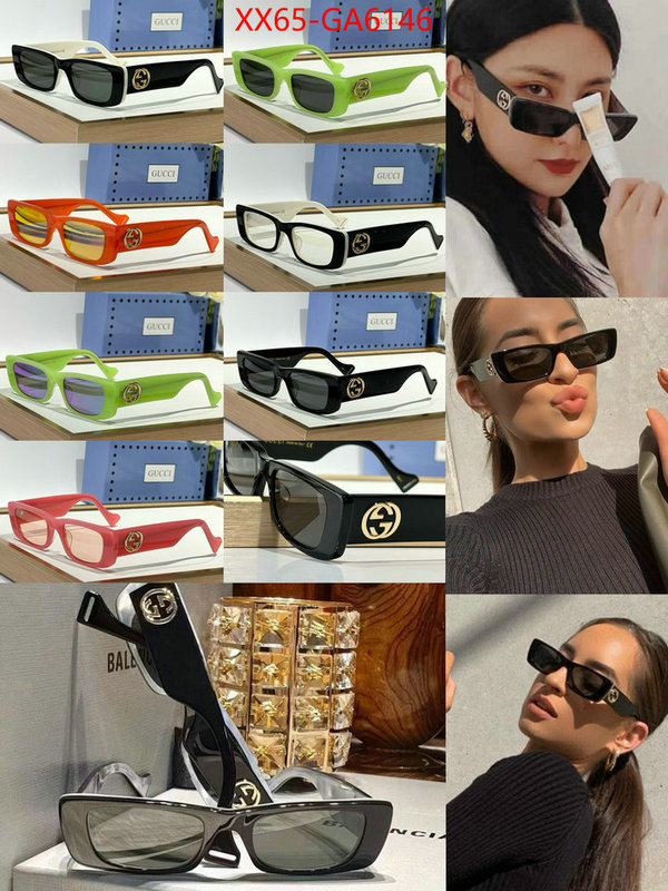 Glasses-Gucci top fake designer ID: GA6146 $: 65USD