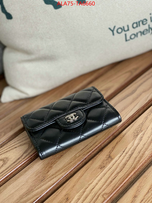 Chanel Bags(TOP)-Wallet- buy ID: TA6660 $: 75USD,