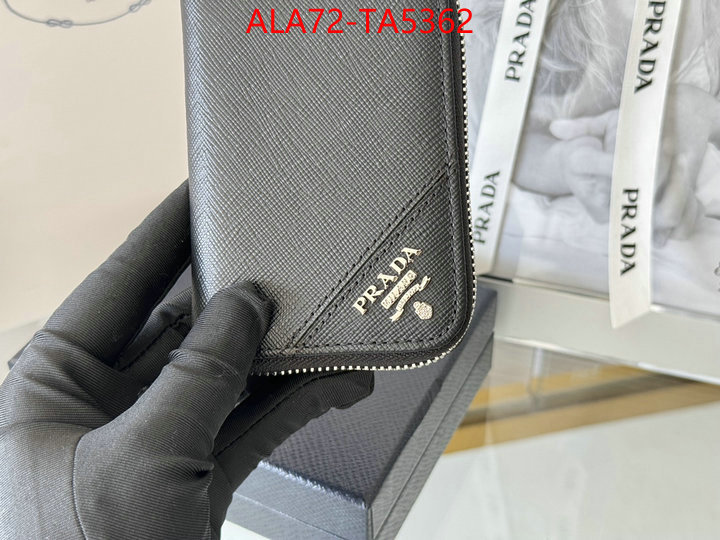 Prada Bags(TOP)-Wallet 2024 luxury replicas ID: TA5362 $: 72USD,