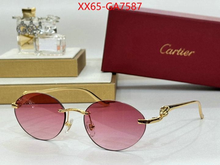 Glasses-Cartier luxury shop ID: GA7587 $: 65USD