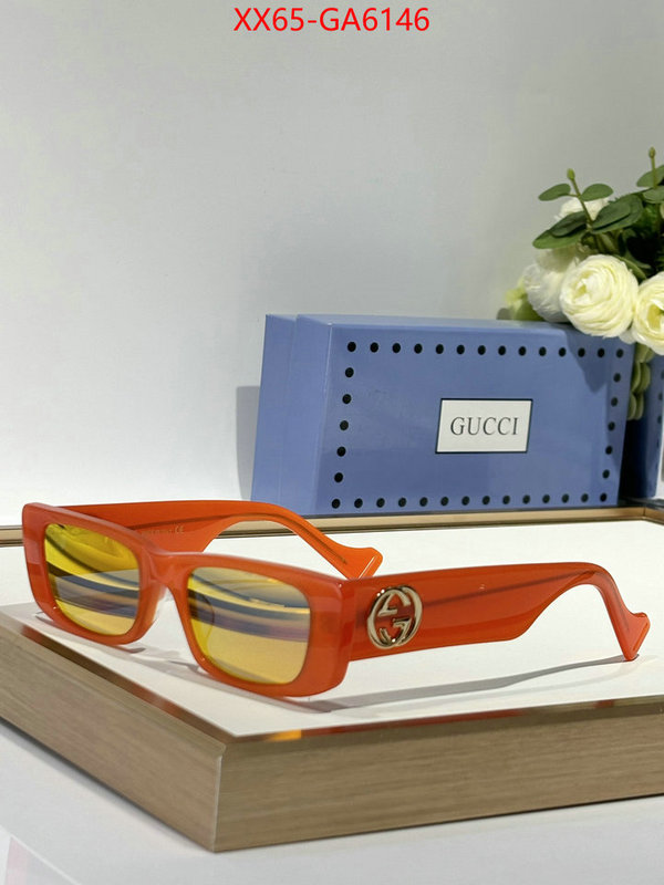 Glasses-Gucci top fake designer ID: GA6146 $: 65USD