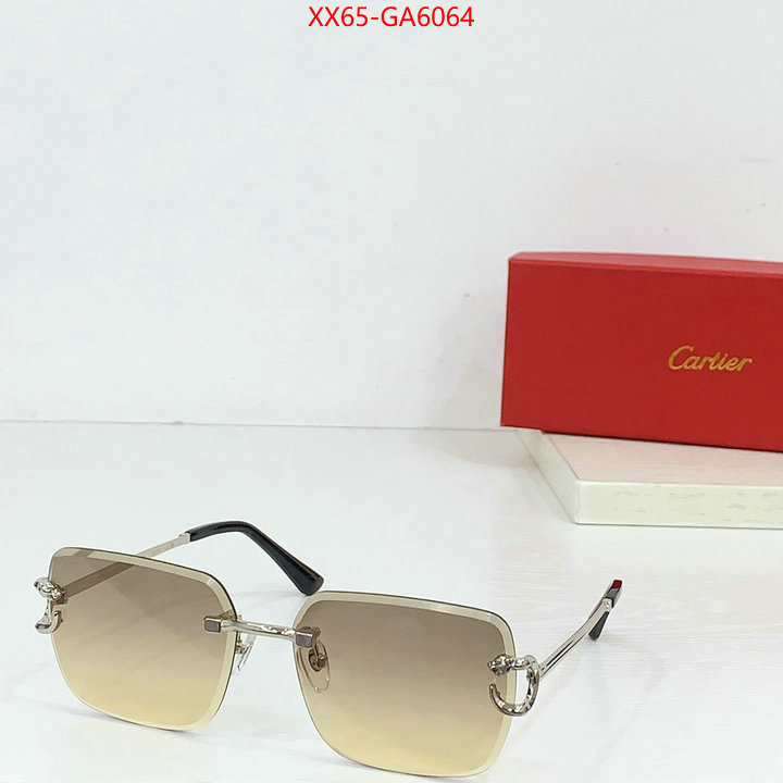 Glasses-Cartier how to buy replcia ID: GA6064 $: 65USD