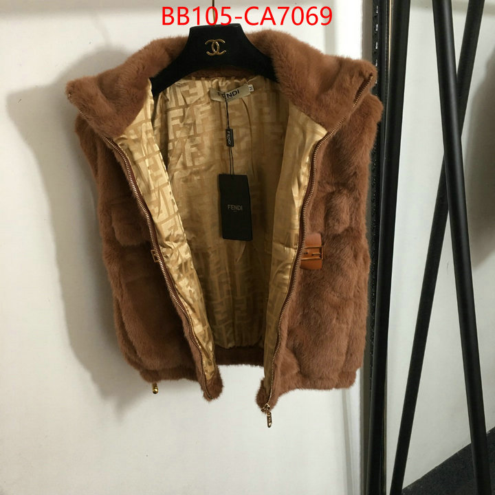 Clothing-Fendi best luxury replica ID: CA7069 $: 105USD