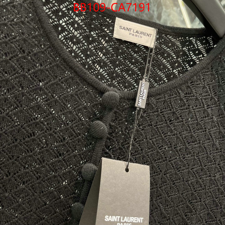 Clothing-YSL replica wholesale ID: CA7191 $: 109USD