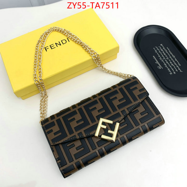 Fendi Bags(4A)-Wallet- the highest quality fake ID: TA7511 $: 55USD,