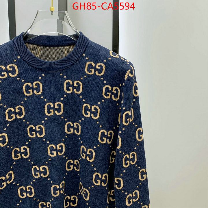 Clothing-Gucci 2024 perfect replica designer ID: CA5594 $: 85USD