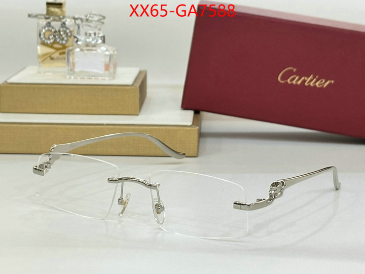 Glasses-Cartier what are the best replica ID: GA7588 $: 65USD