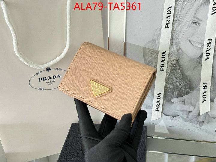 Prada Bags(TOP)-Wallet is it illegal to buy dupe ID: TA5361 $: 79USD,