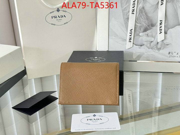 Prada Bags(TOP)-Wallet is it illegal to buy dupe ID: TA5361 $: 79USD,