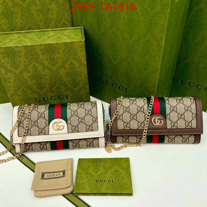 Gucci Bags(4A)-Wallet- mirror copy luxury ID: TA7516 $: 55USD,