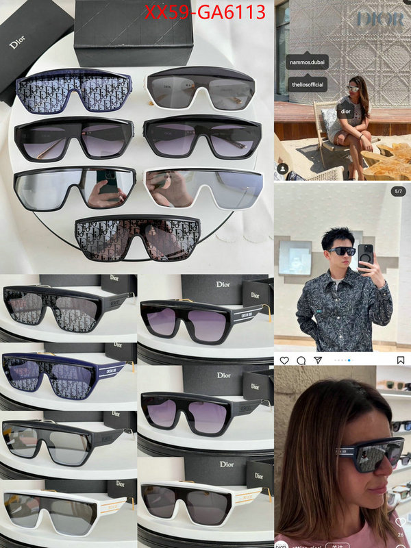 Glasses-Dior high quality 1:1 replica ID: GA6113 $: 59USD