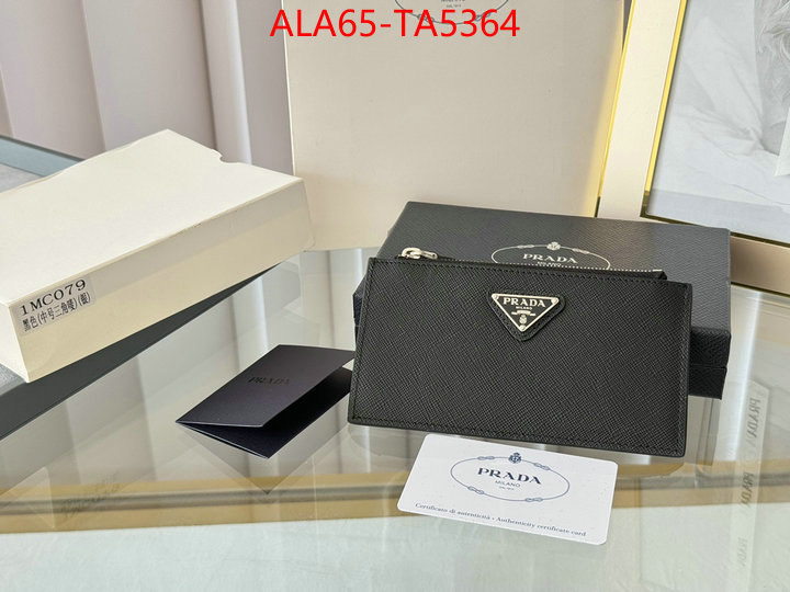 Prada Bags(TOP)-Wallet designer fake ID: TA5364 $: 65USD,