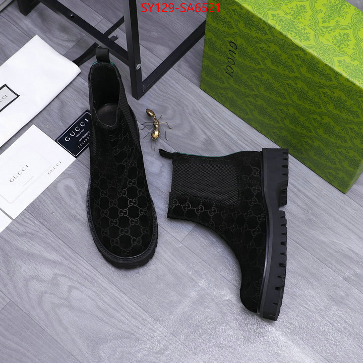 Men Shoes-Gucci 1:1 replica wholesale ID: SA6521 $: 129USD