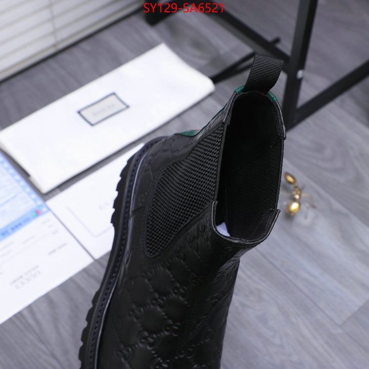 Men Shoes-Gucci 1:1 replica wholesale ID: SA6521 $: 129USD