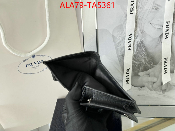 Prada Bags(TOP)-Wallet is it illegal to buy dupe ID: TA5361 $: 79USD,