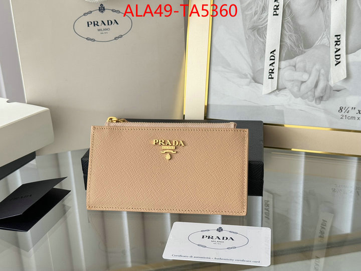 Prada Bags(TOP)-Wallet are you looking for ID: TA5360 $: 49USD,