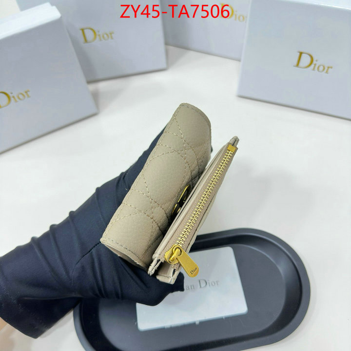 Dior Bags(4A)-Wallet- 7 star collection ID: TA7506 $: 45USD,