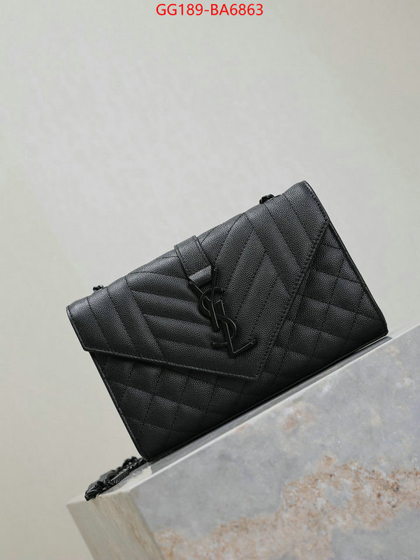 YSL Bags(TOP)-Envelope Series how to find replica shop ID: BA6863 $: 189USD,