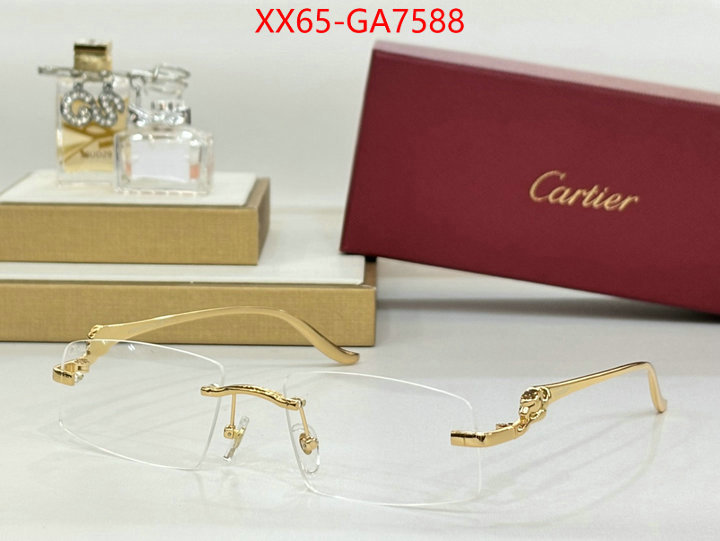 Glasses-Cartier what are the best replica ID: GA7588 $: 65USD