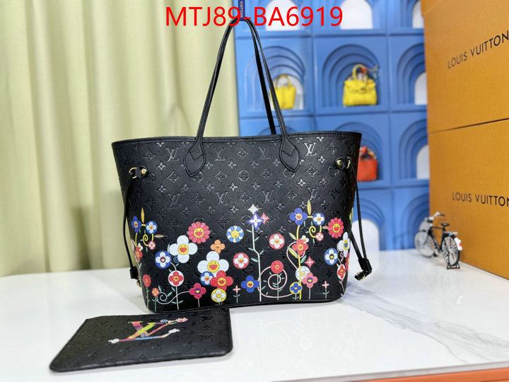 LV Bags(4A)-Neverfull- replica for cheap ID: BA6919 $: 89USD,