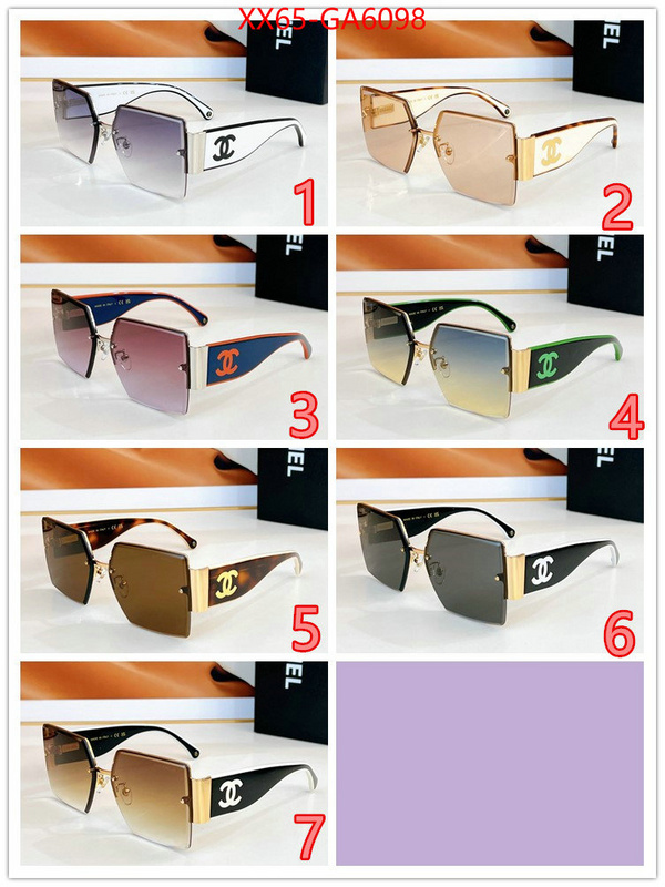 Glasses-Chanel supplier in china ID: GA6098 $: 65USD