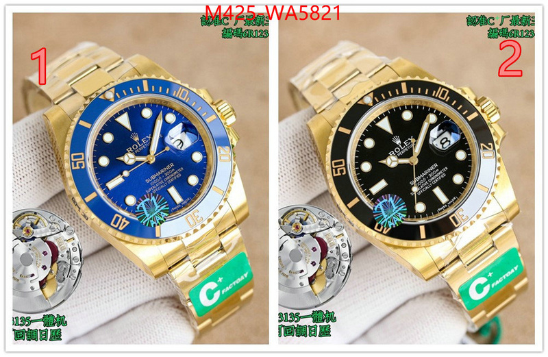 Watch(TOP)-Rolex replica designer ID: WA5821 $: 425USD