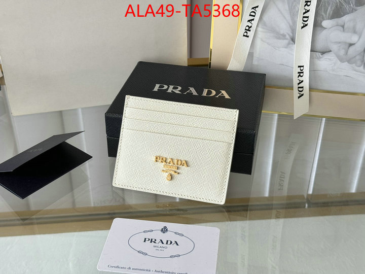 Prada Bags(TOP)-Wallet high quality replica ID: TA5368 $: 49USD,