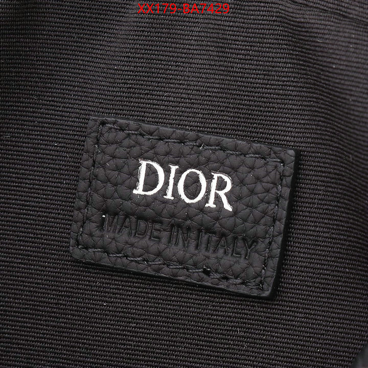 Dior Bags(TOP)-Saddle- is it ok to buy replica ID: BA7429 $: 179USD,