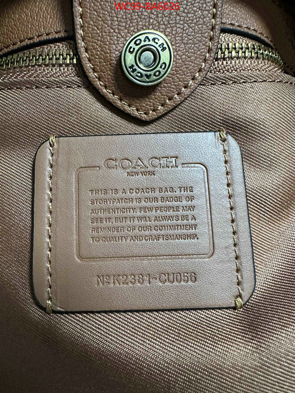 Coach Bags(4A)-Handbag- aaaaa class replica ID: BA6026 $: 99USD,