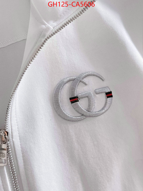 Clothing-Gucci what is a 1:1 replica ID: CA5606 $: 125USD