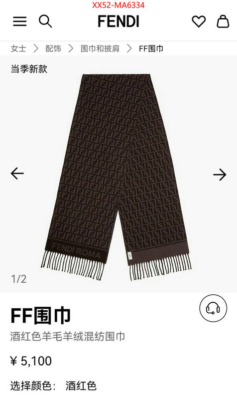 Scarf-Fendi what's best ID: MA6334 $: 52USD