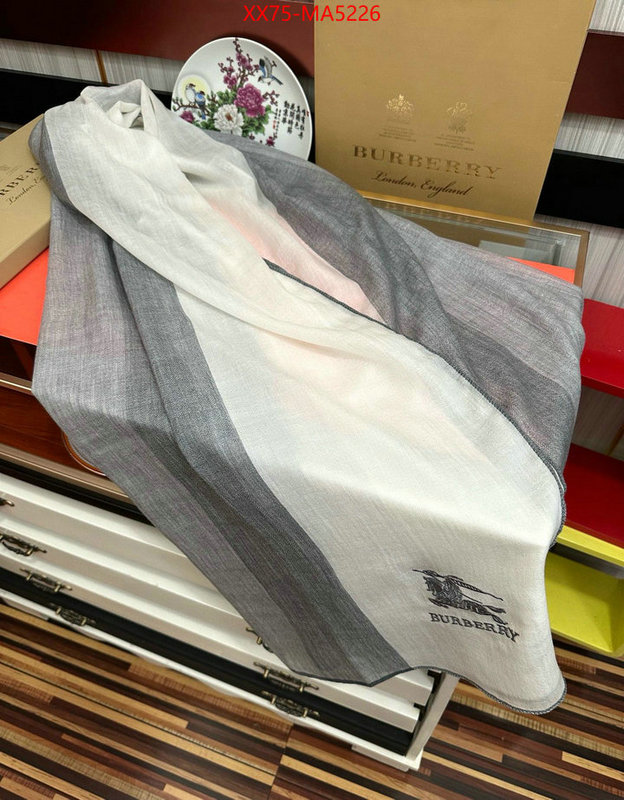 Scarf-Burberry wholesale designer shop ID: MA5226 $: 75USD