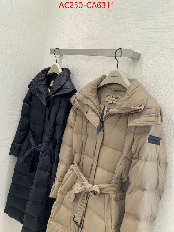 Down jacket Women-Burberry outlet 1:1 replica ID: CA6311 $: 250USD