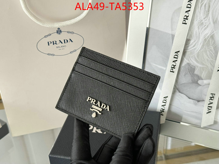 Prada Bags(TOP)-Wallet 7 star quality designer replica ID: TA5353 $: 49USD,