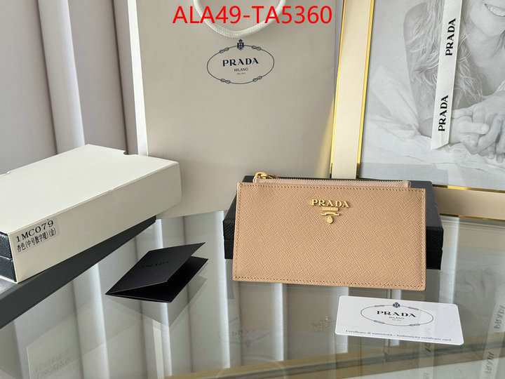 Prada Bags(TOP)-Wallet are you looking for ID: TA5360 $: 49USD,