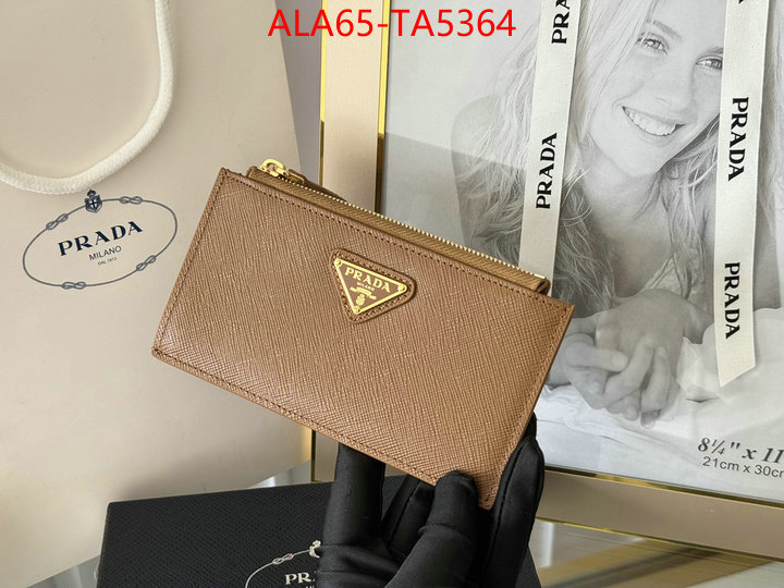 Prada Bags(TOP)-Wallet designer fake ID: TA5364 $: 65USD,