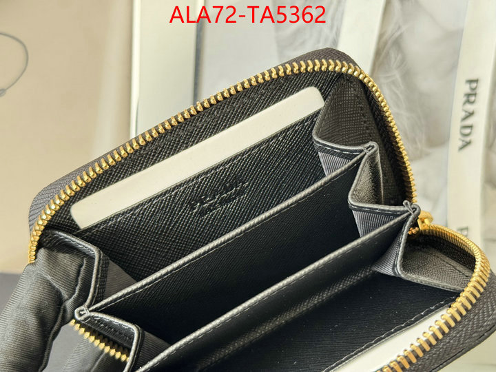 Prada Bags(TOP)-Wallet 2024 luxury replicas ID: TA5362 $: 72USD,