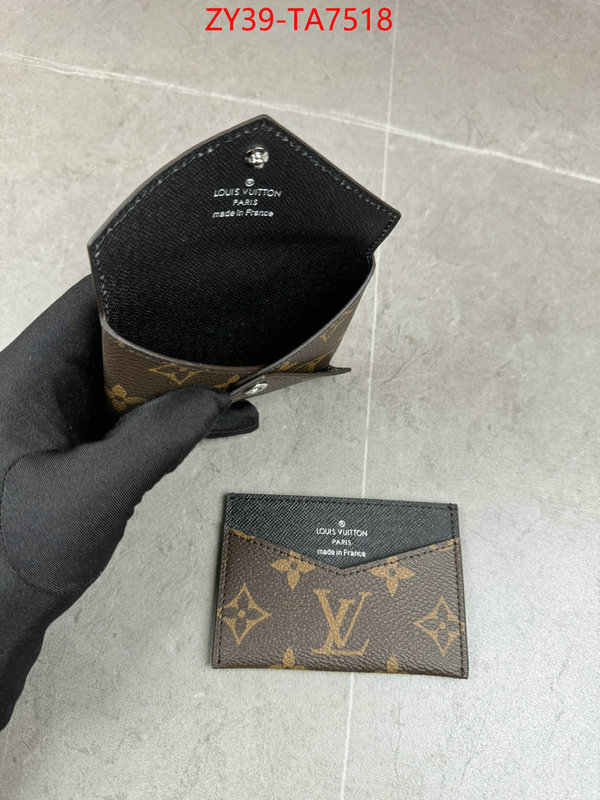 LV Bags(4A)-Wallet mirror copy luxury ID: TA7518 $: 39USD,