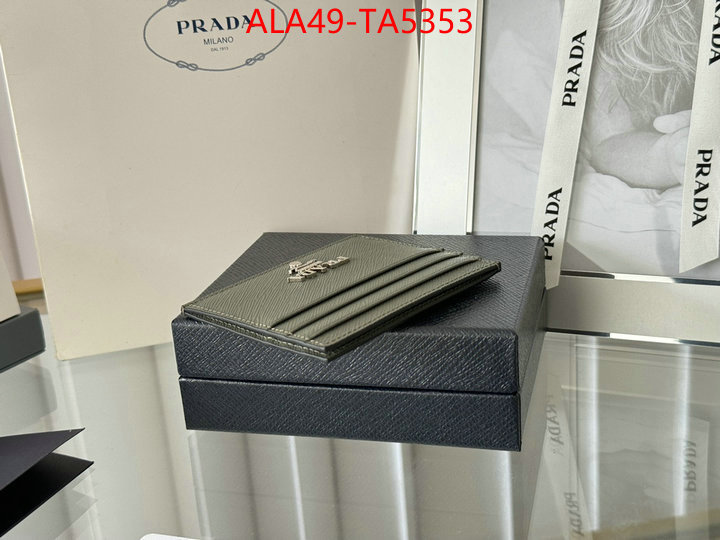 Prada Bags(TOP)-Wallet 7 star quality designer replica ID: TA5353 $: 49USD,