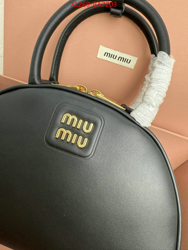 Miu Miu Bags(TOP)-Crossbody- new designer replica ID: BA7203 $: 269USD,