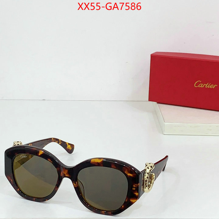 Glasses-Cartier fake designer ID: GA7586 $: 55USD