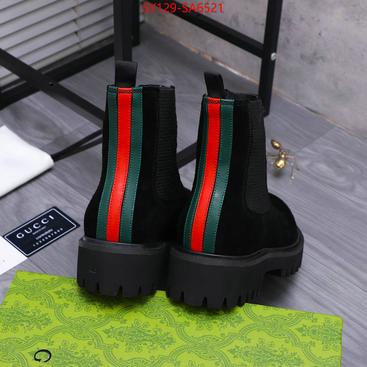 Men Shoes-Gucci 1:1 replica wholesale ID: SA6521 $: 129USD