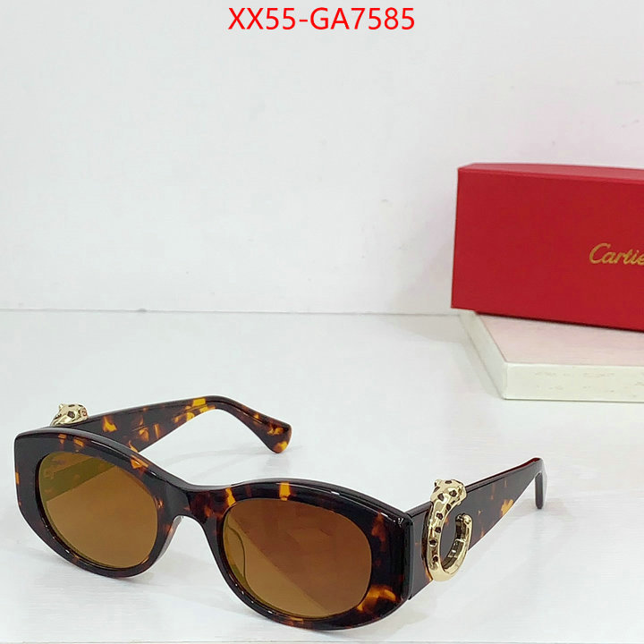 Glasses-Cartier where can i buy the best quality ID: GA7585 $: 55USD