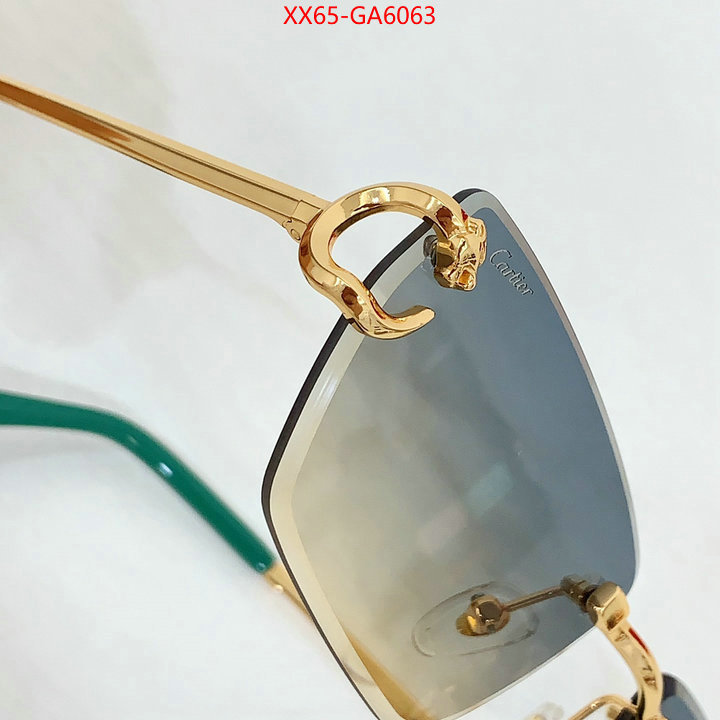 Glasses-Cartier high quality 1:1 replica ID: GA6063 $: 65USD