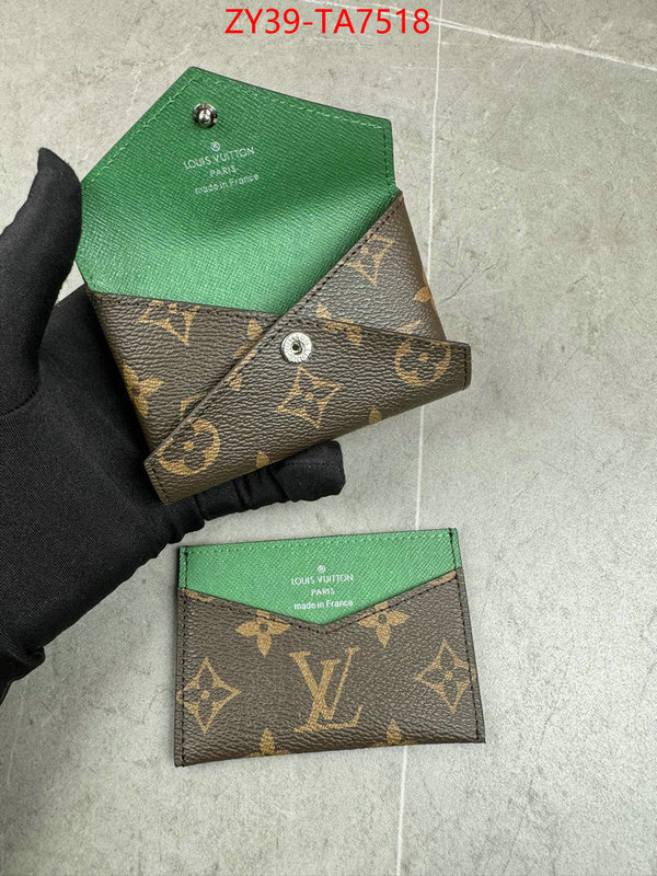 LV Bags(4A)-Wallet mirror copy luxury ID: TA7518 $: 39USD,